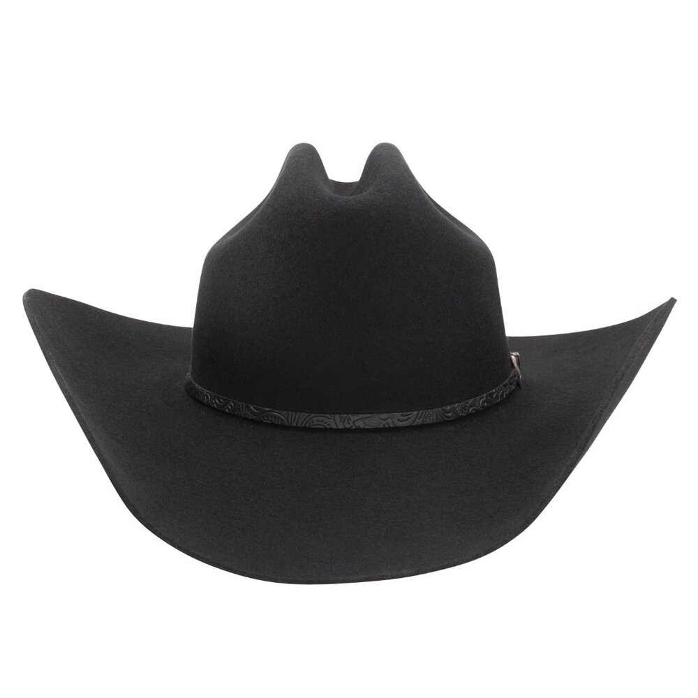 Stetson Red Rocks 3X Black Felt Cowboy Hat 7 1/4 - Picture 6 of 7